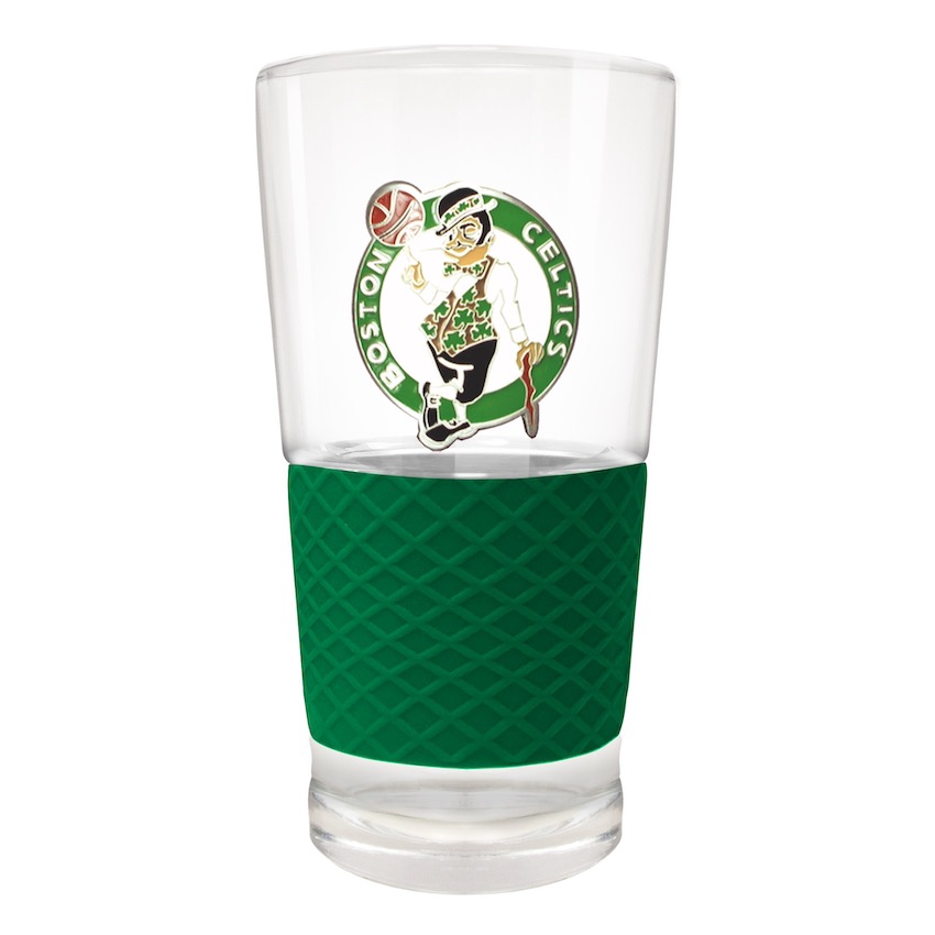 Boston Celtics 22 oz Pilsner Glass with Silicone Grip