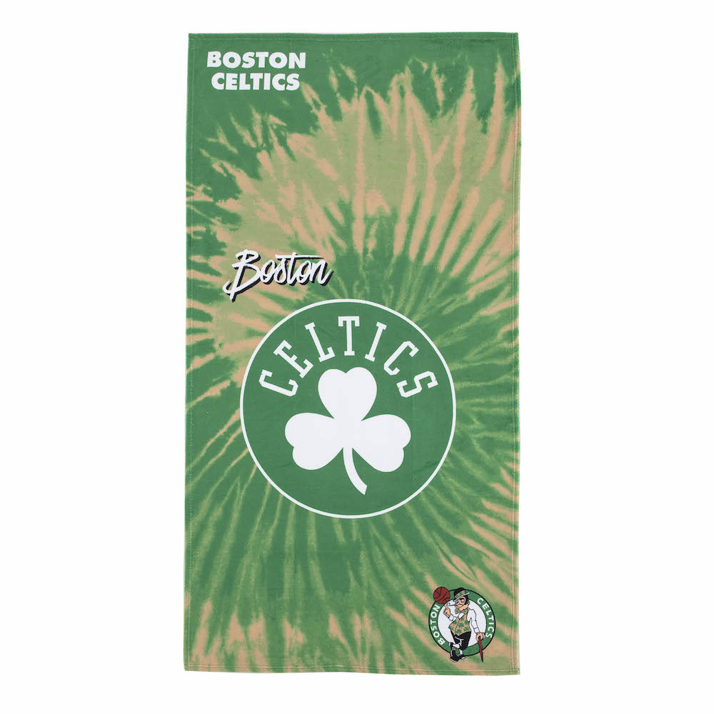 Boston Celtics Pyschedelic 30x60 Beach Towel