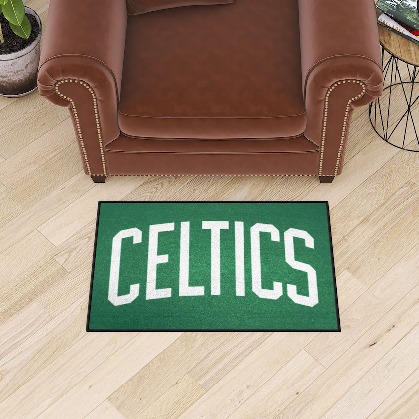 Boston Celtics Vintage 20 x 30 STARTER Floor Mat - Throwback NAME