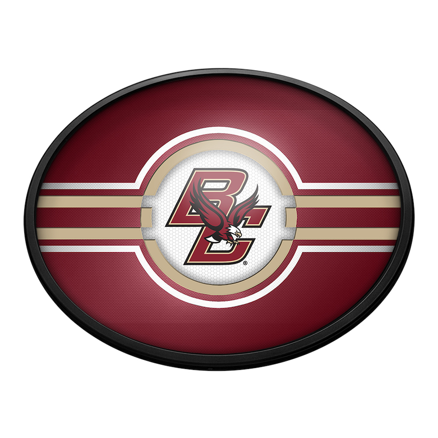 Boston College Eagles Slimline LED Wall Sign ~ OVAL PRIMARY