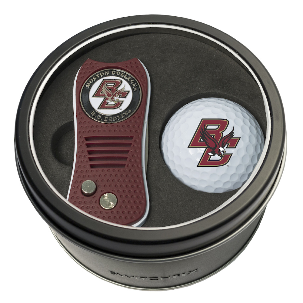 Boston College Eagles Switchblade Divot Tool and Golf Ball Gift Pack