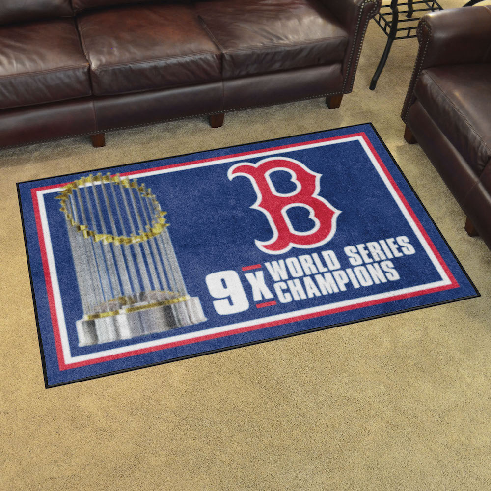 Boston Red Sox 4 x 6 DYNASTY Area Rug