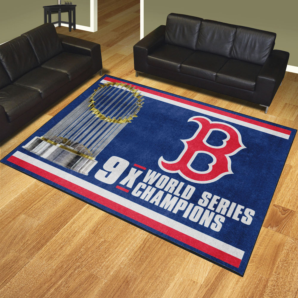 Boston Red Sox 8 x 10 DYNASTY Area Rug