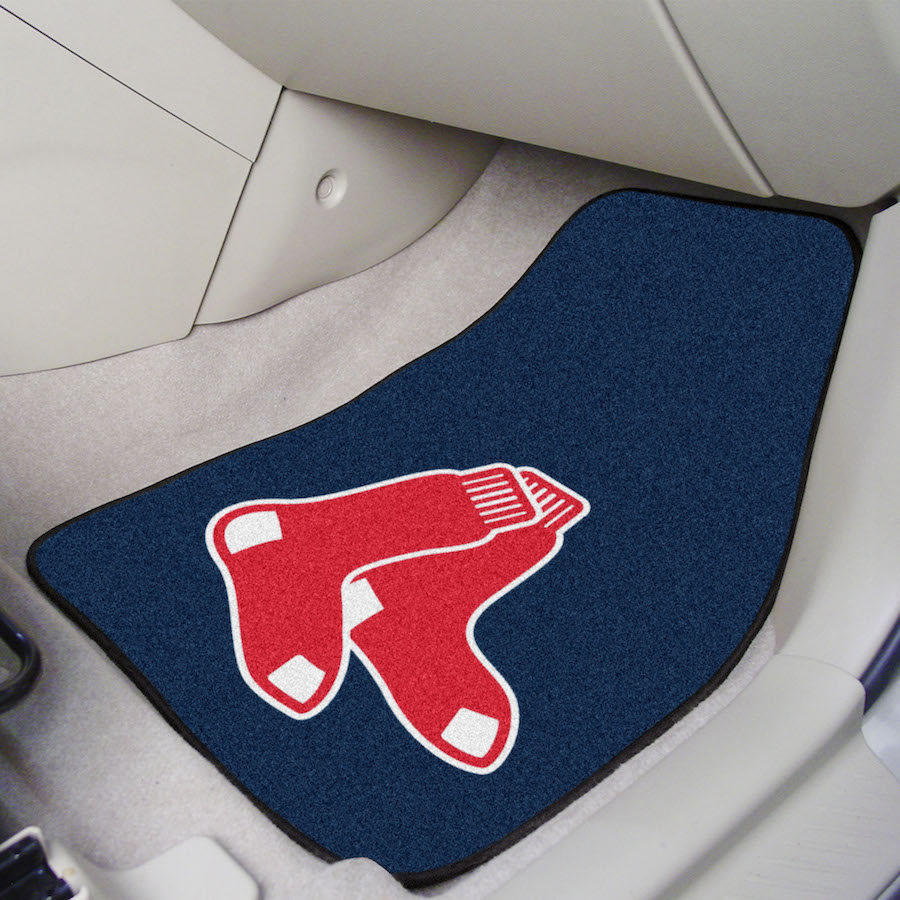 Boston Red Sox ALT LOGO Car Floor Mats 18 x 27 Carpeted-Pair