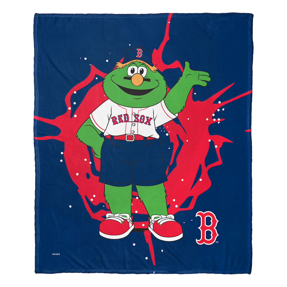 Boston Red Sox MASCOT Silk Touch Throw Blanket 50 x 60 inch