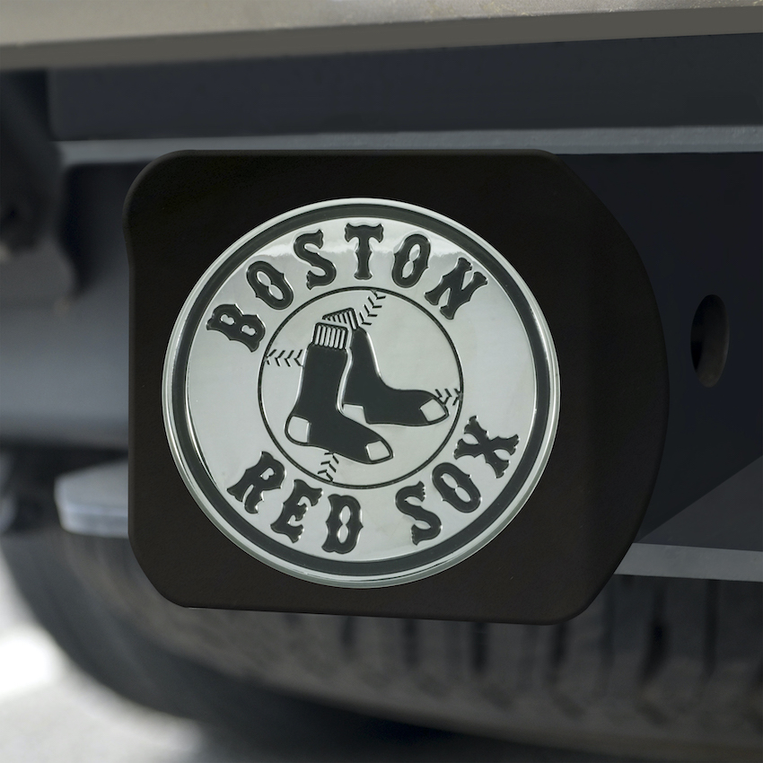 Boston Red Sox BLACK Trailer Hitch Cover