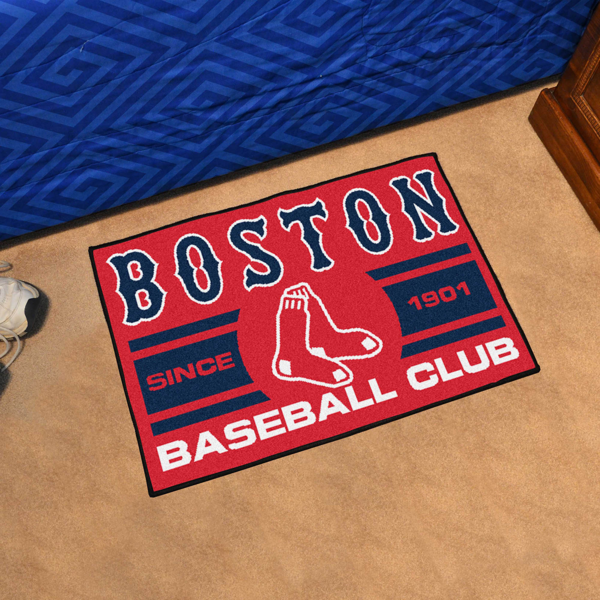 Boston Red Sox UNIFORM Themed Floor Mat - Buy at KHC Sports