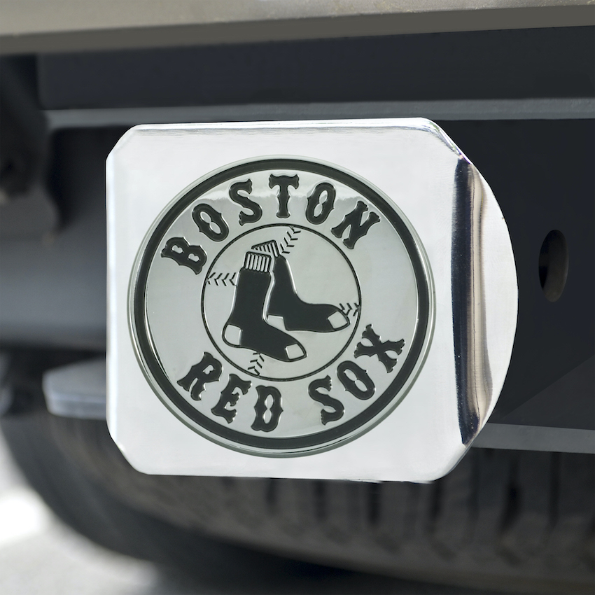Boston Red Sox Chrome Trailer Hitch Cover