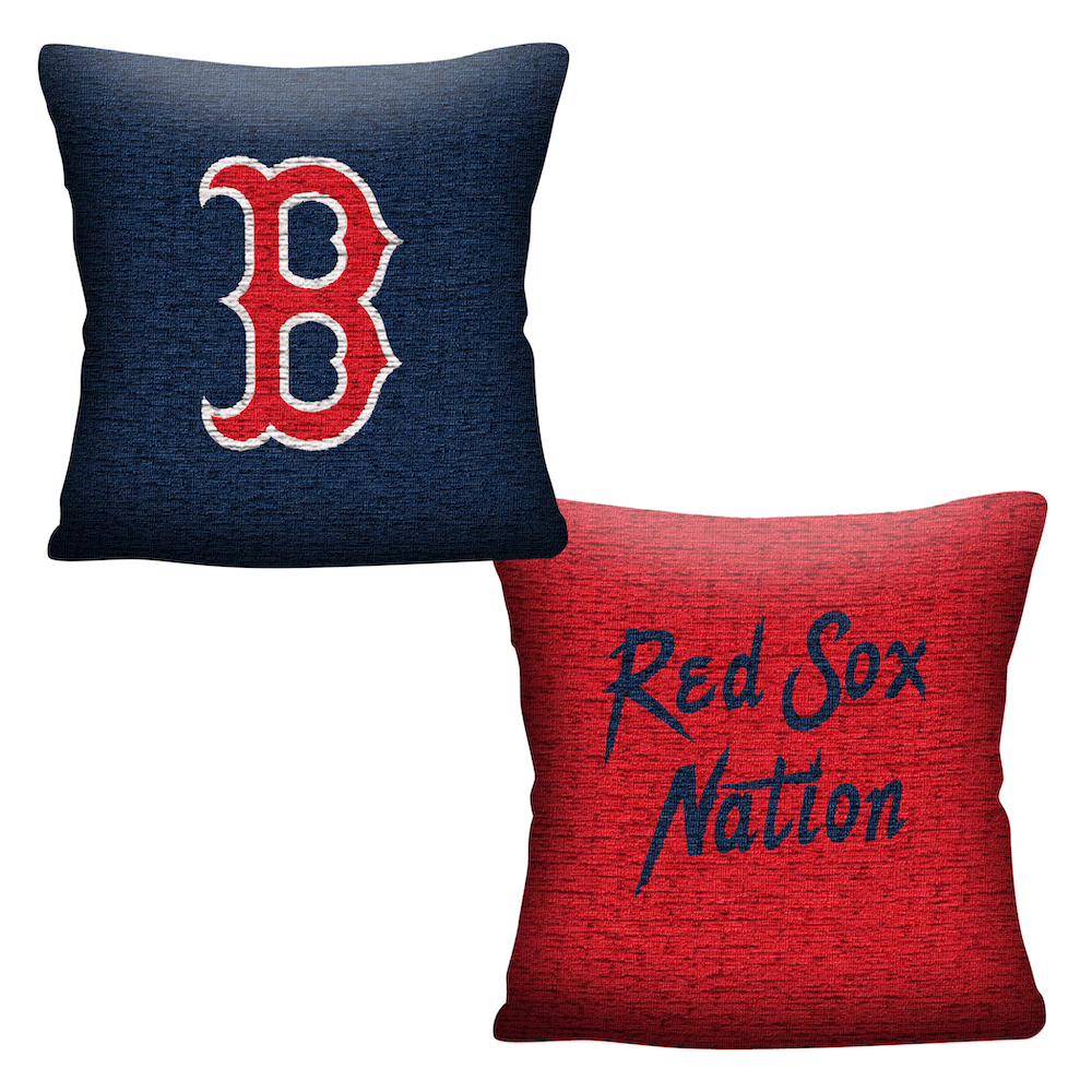 Boston Red Sox Double Sided INVERT Woven Pillow