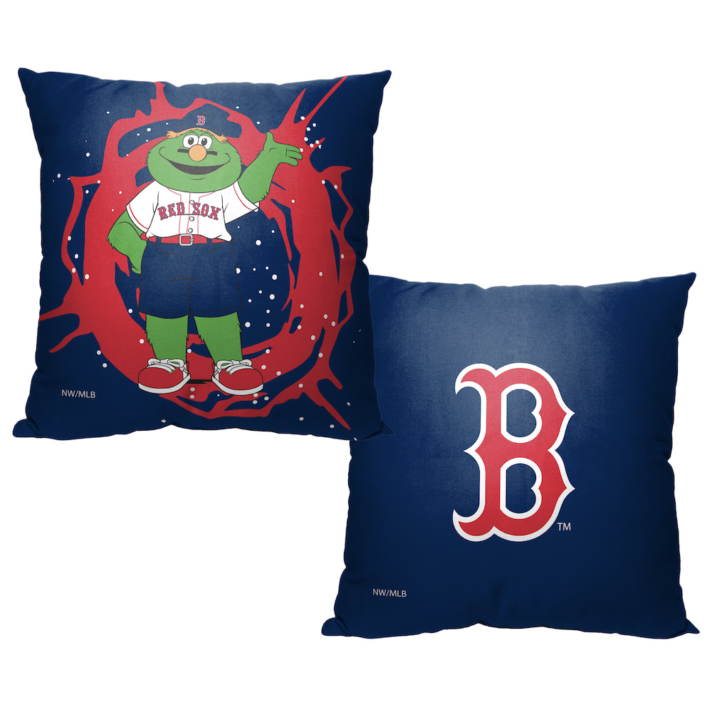 Boston Red Sox MASCOT Decorative Throw Pillow 18 x 18 inch