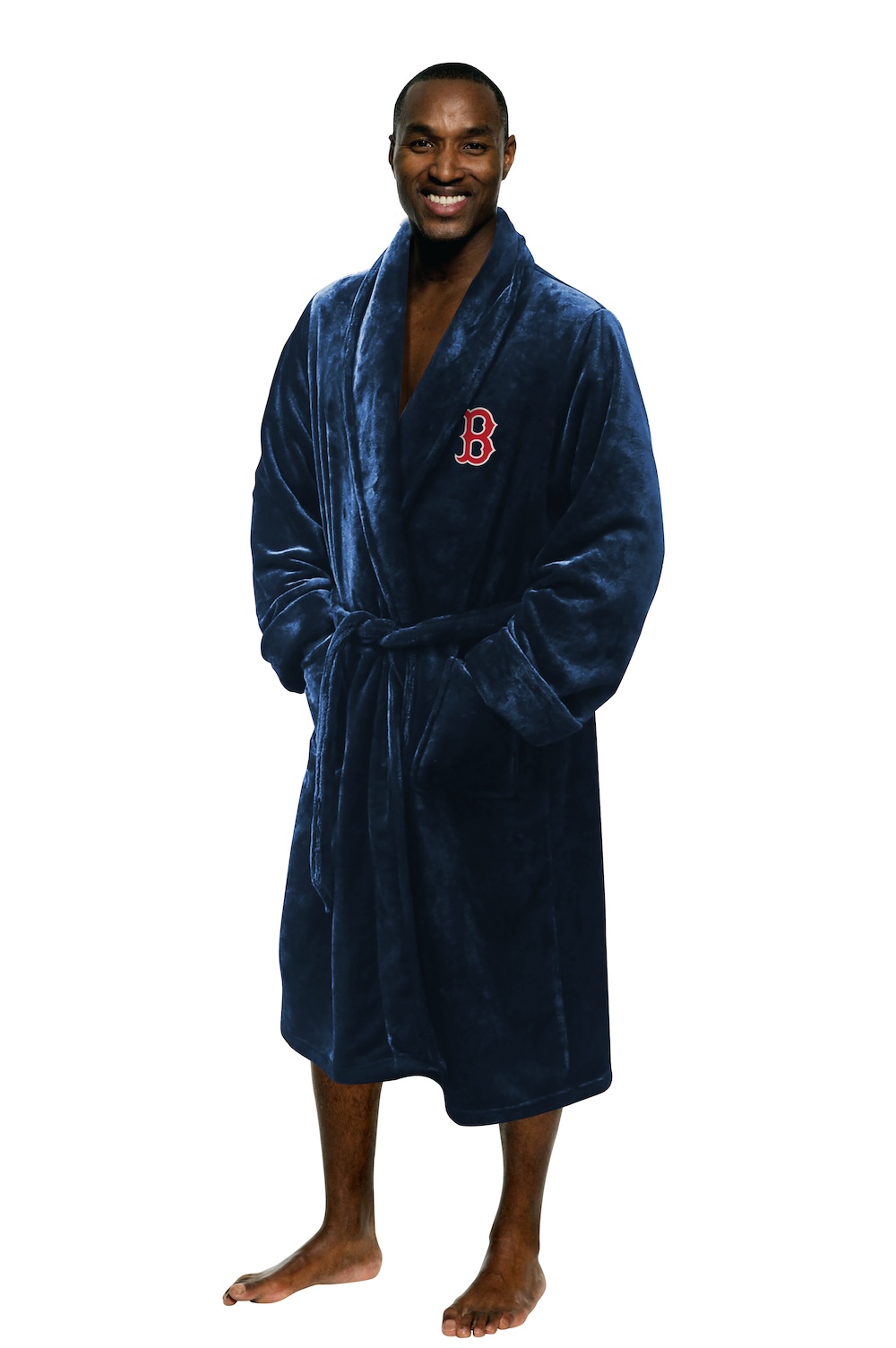 Boston Red Sox Mens Silk Touch Bath Robe (L/XL)