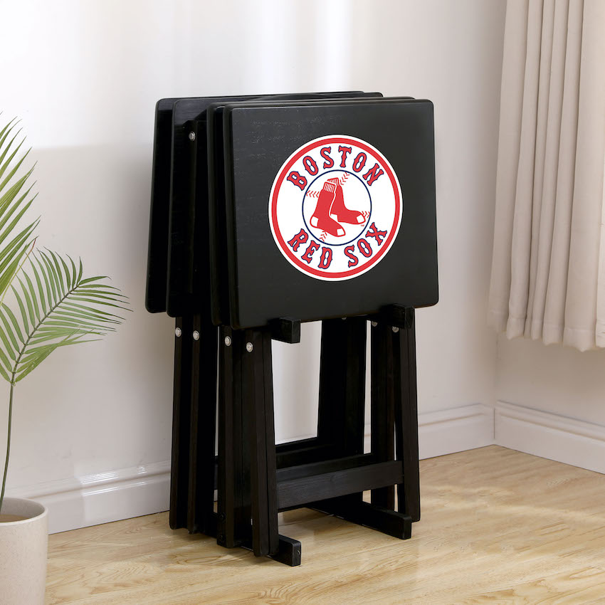 Boston Red Sox TV Snack Tray Set