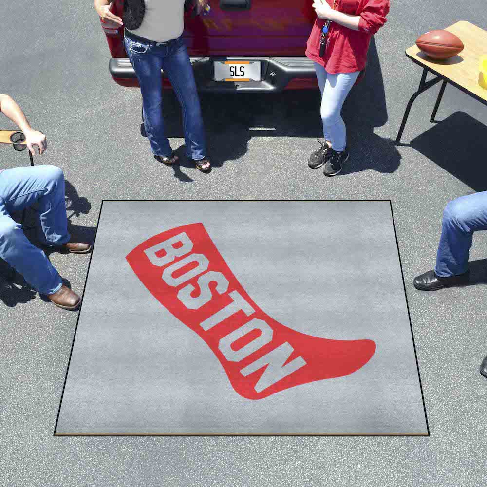 Boston Red Sox MLBCC Vintage TAILGATER 60 x 72 Rug Throwback Logo