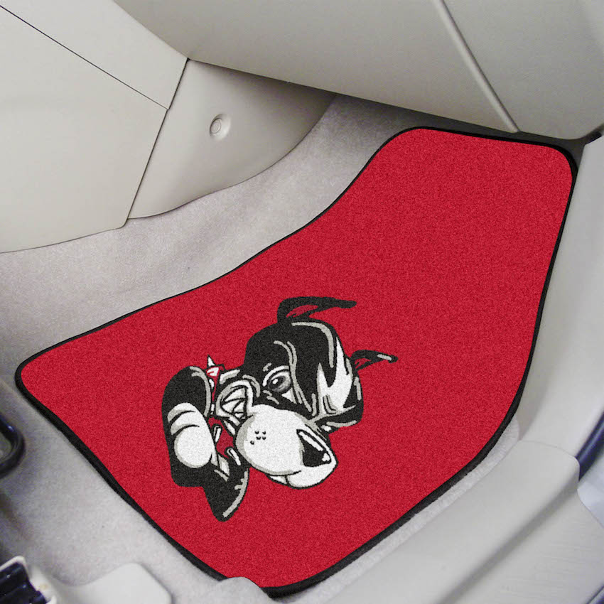 Boston Terriers Car Floor Mats 18 x 27 Carpeted-Pair