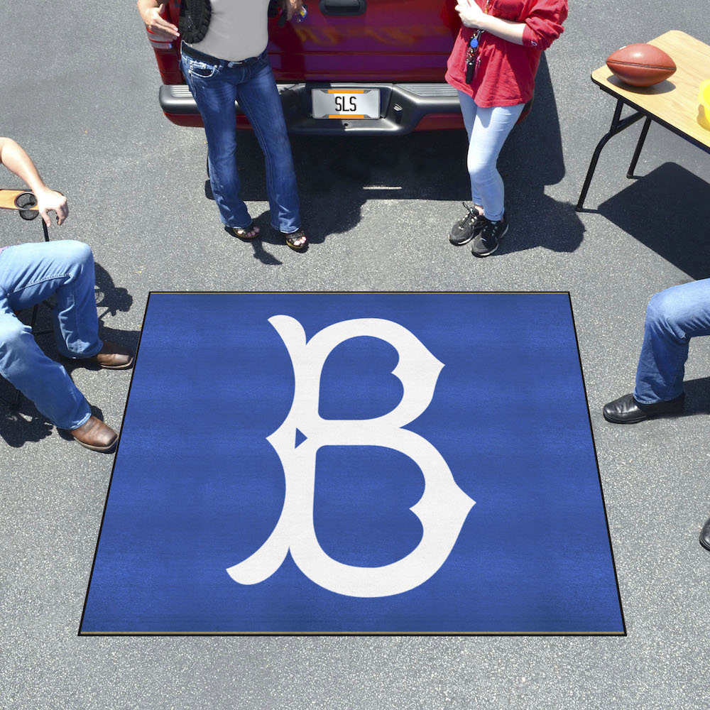 Brooklyn Dodgers MLBCC Vintage TAILGATER 60 x 72 Rug Throwback Logo