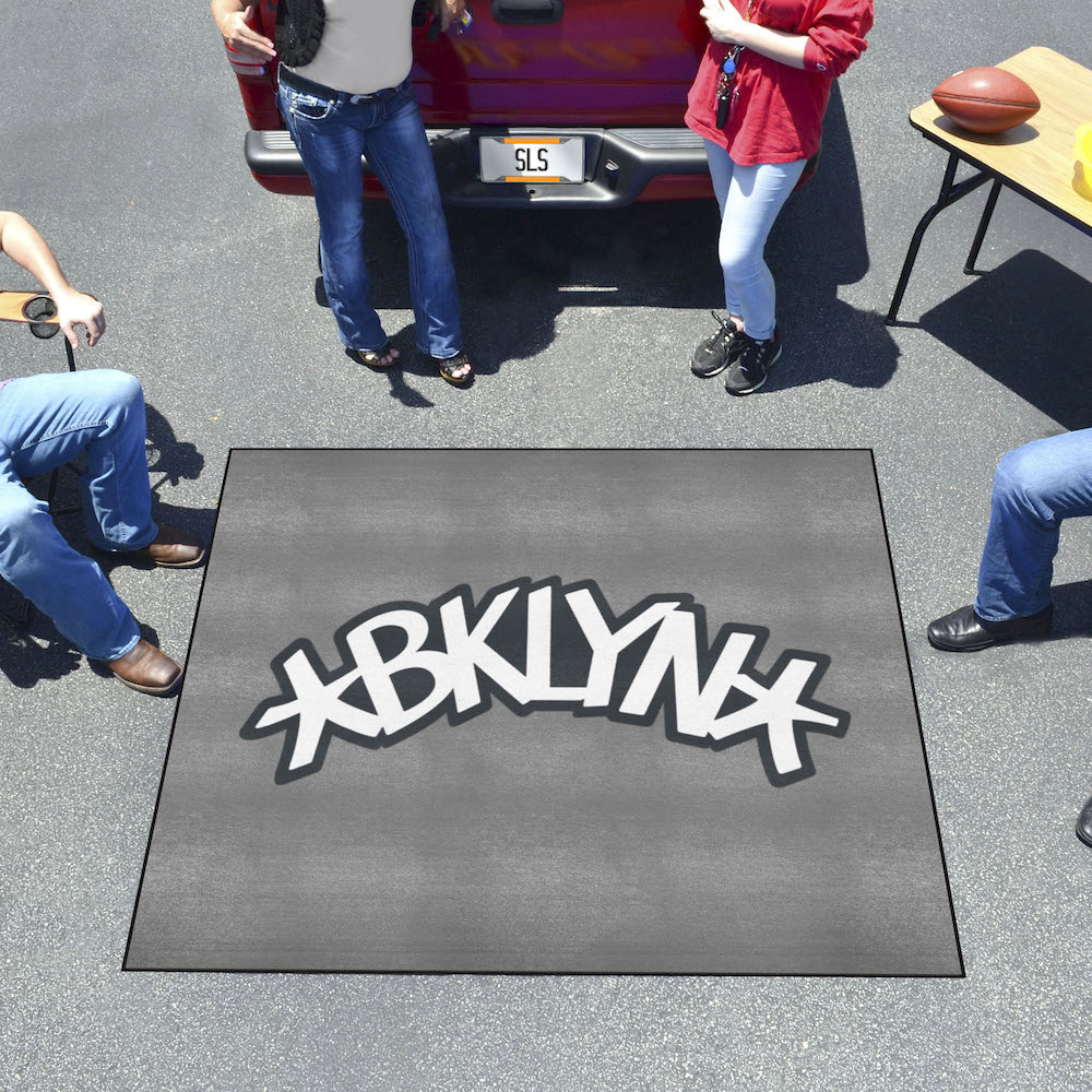 Brooklyn Nets TAILGATER 60 x 72 Rug - 2nd Logo