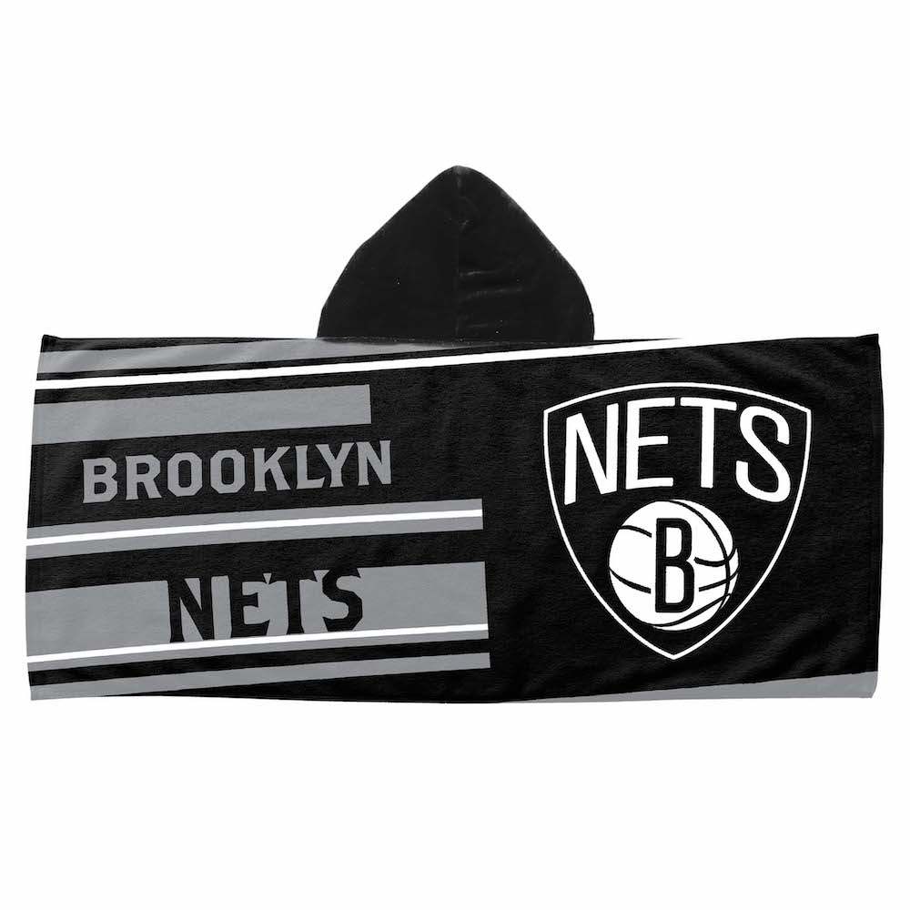 Brooklyn Nets Youth Hooded Beach Towel