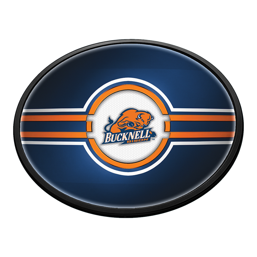 Bucknell Bison Slimline LED Wall Sign ~ OVAL PRIMARY