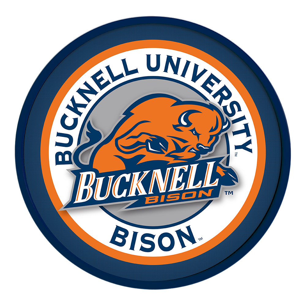 Bucknell Bison Modern Disc Wall Sign