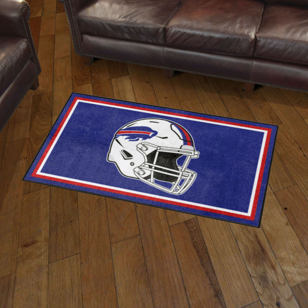 Buffalo Bills 3x5 Area Rug - Helmet Logo