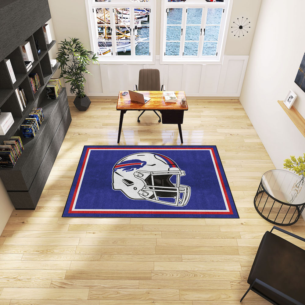 Buffalo Bills 5x8 Area Rug - Helmet Logo