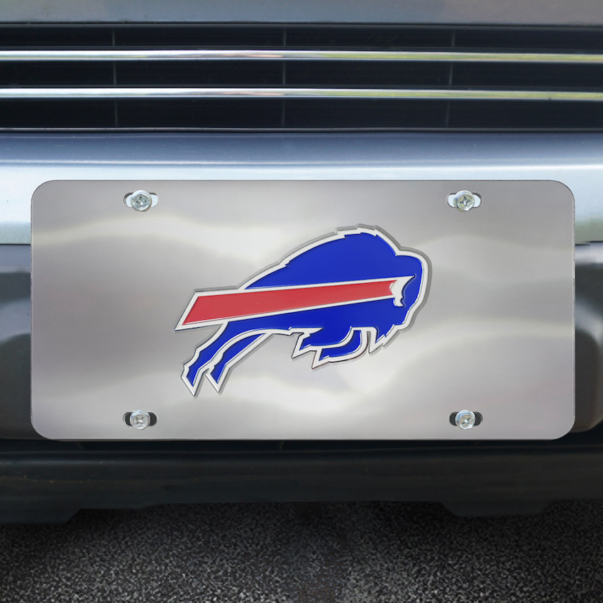 Buffalo Bills Stainless Steel Die-cast License Plate