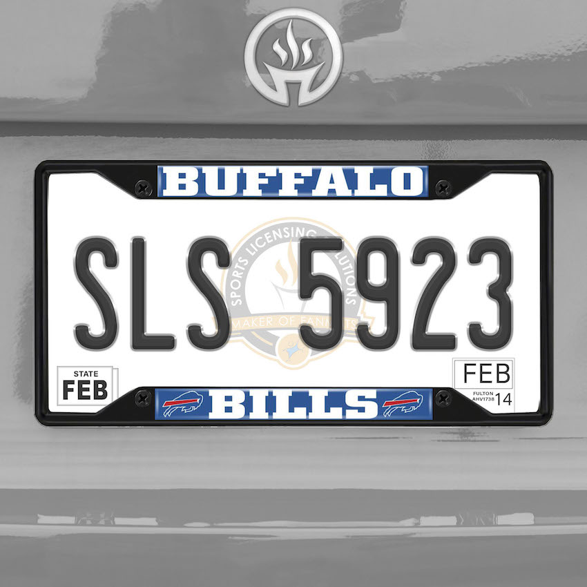 Buffalo Bills Black License Plate Frame