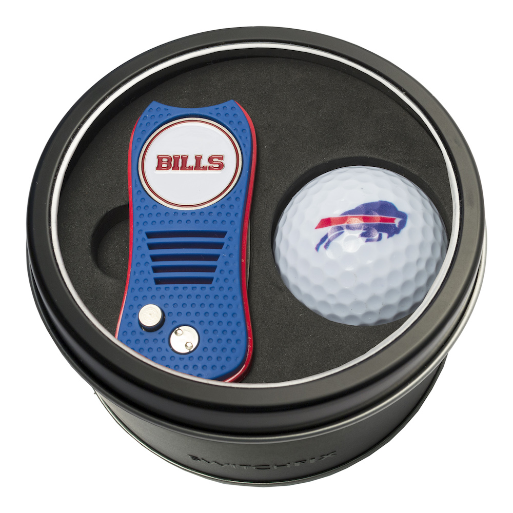 Buffalo Bills Switchblade Divot Tool and Golf Ball Gift Pack