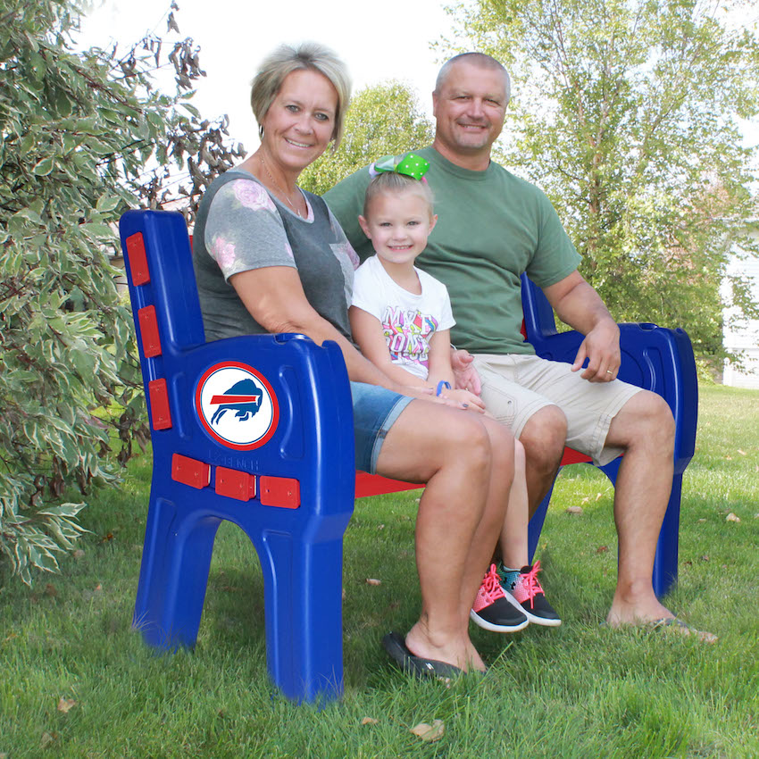 Buffalo Bills Park Bench