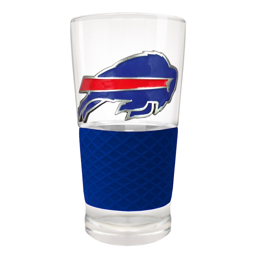 Buffalo Bills 22 oz Pilsner Glass with Silicone Grip