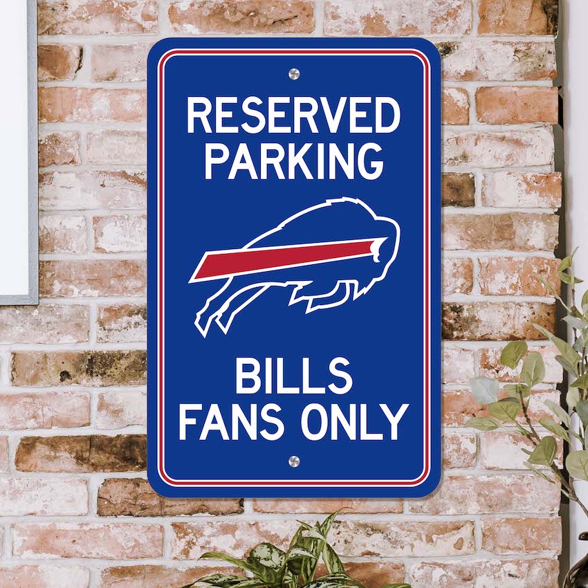 Buffalo Bills RESERVED Parking Sign