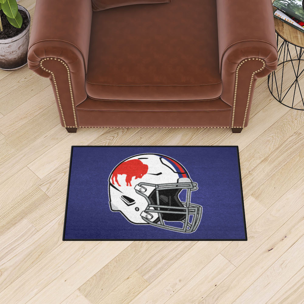 Buffalo Bills 20 x 30 STARTER Floor Mat - Throwback Helmet