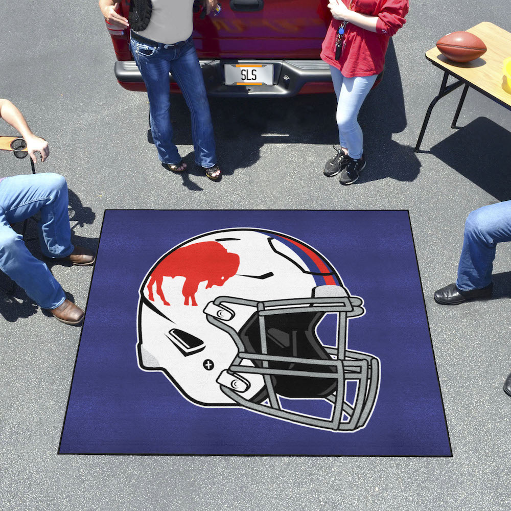 Buffalo Bills TAILGATER 60 x 72 Rug - Throwback Helmet