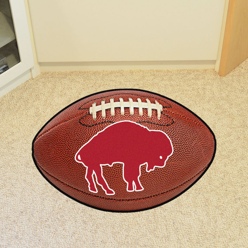 Buffalo Bills Vintage 22 x 35 Football Mat Throwback Logo