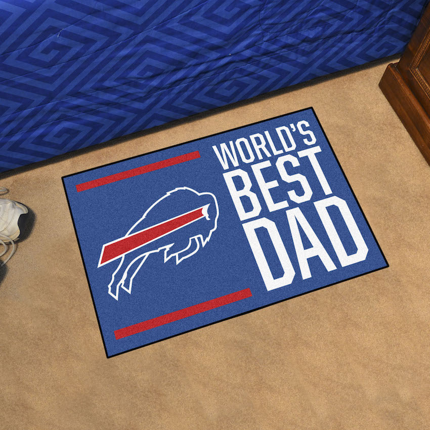 Buffalo Bills 20 x 30 WORLDS BEST DAD Floor Mat