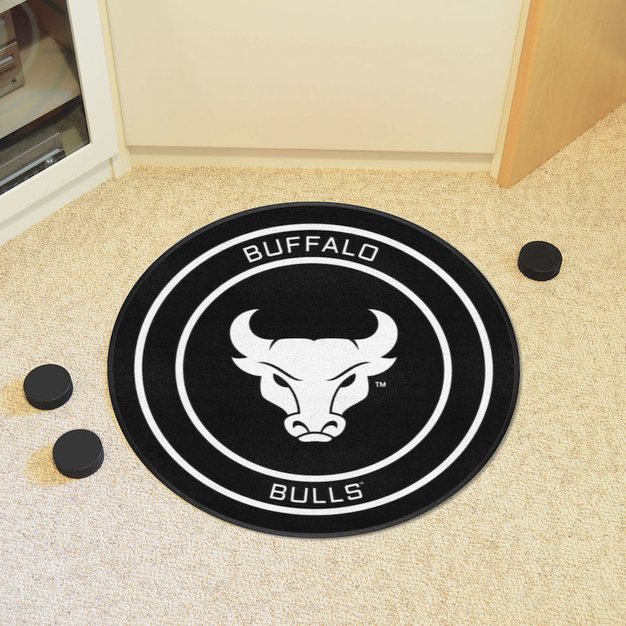 Buffalo Bulls Round Hockey Puck Mat