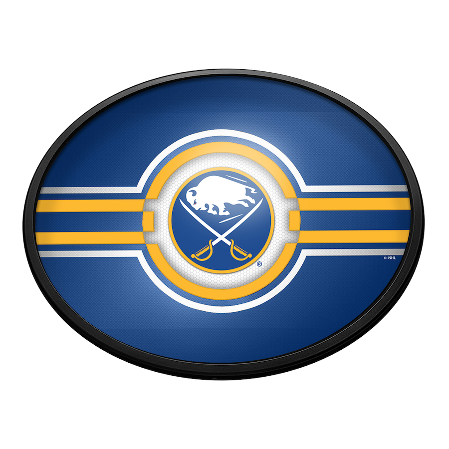 Buffalo Sabres Slimline LED Wall Sign ~ OVAL