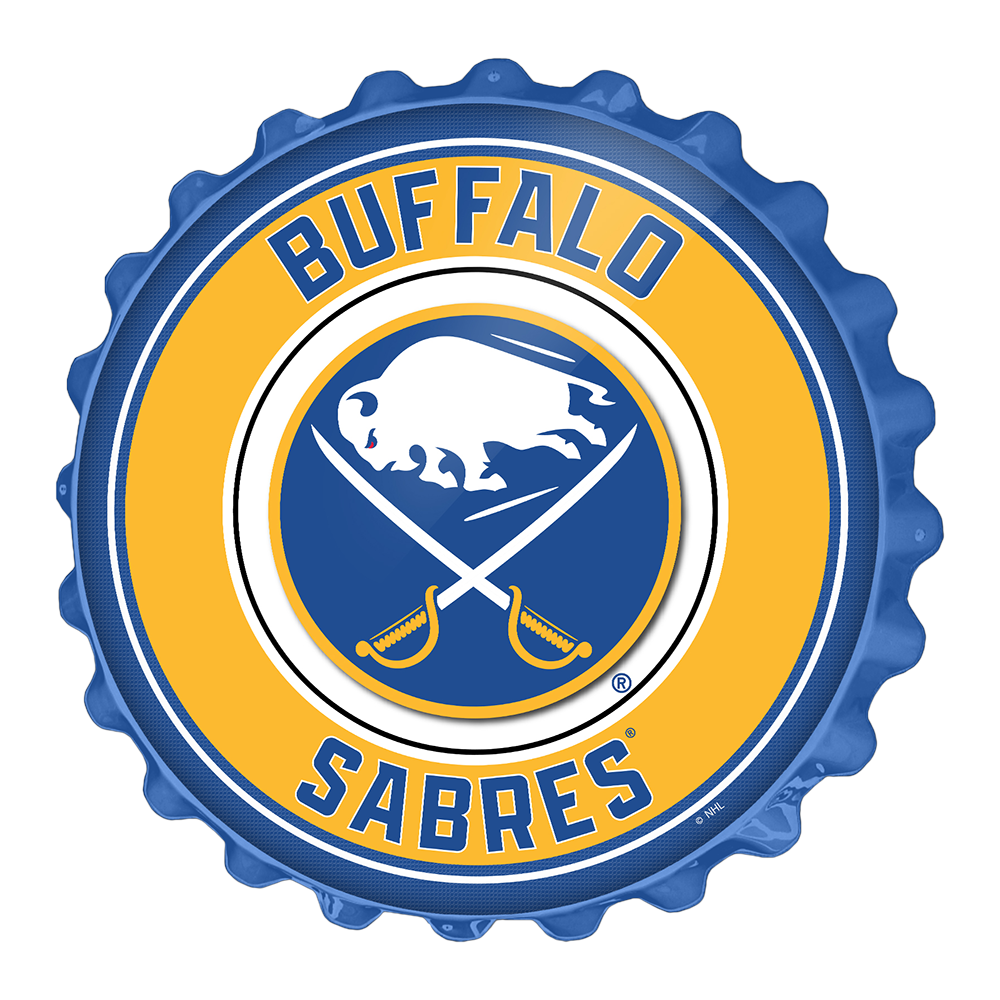 Buffalo Sabres Bottle Cap Wall Sign