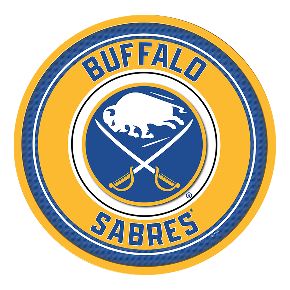 Buffalo Sabres Modern Disc Wall Sign