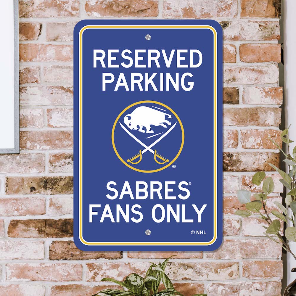 Buffalo Sabres RESERVED Parking Sign