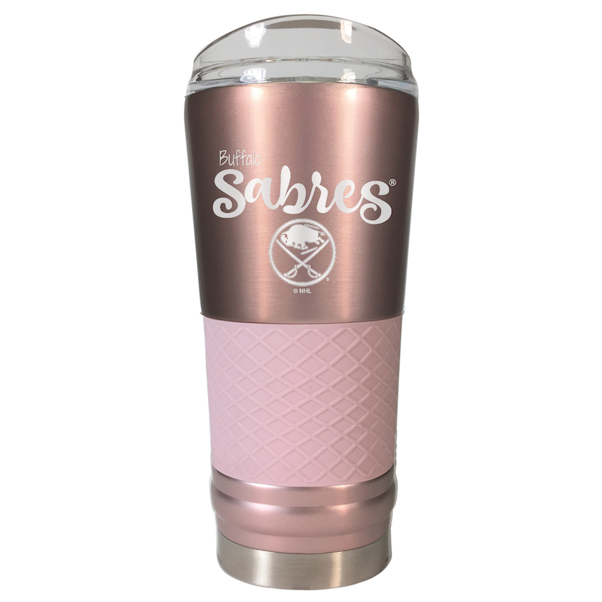 Buffalo Sabres 24 oz Rose Gold Draft Travel Tumbler