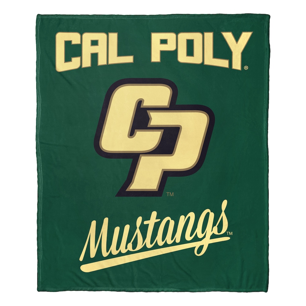 Cal Poly Mustangs ALUMNI Silk Touch Throw Blanket 50 x 60 inch