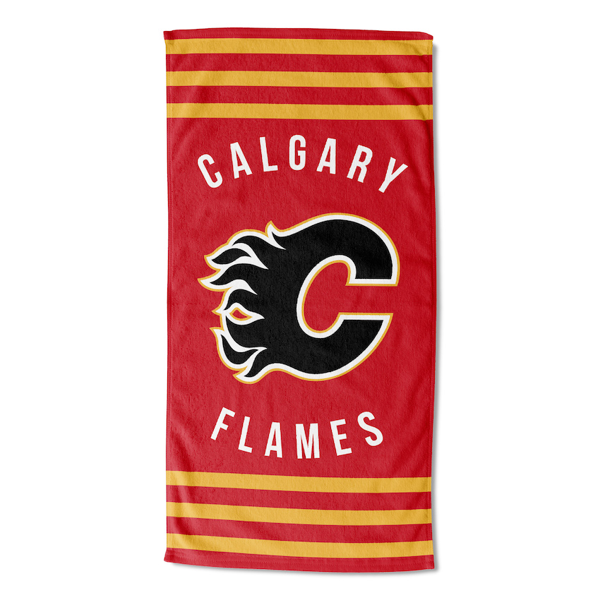 Calgary Flames Beach Towel