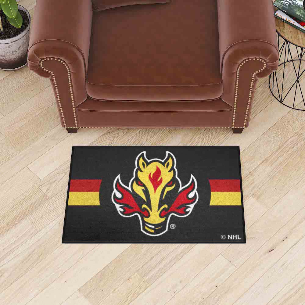 Calgary Flames UNIFORM Themed Floor Mat