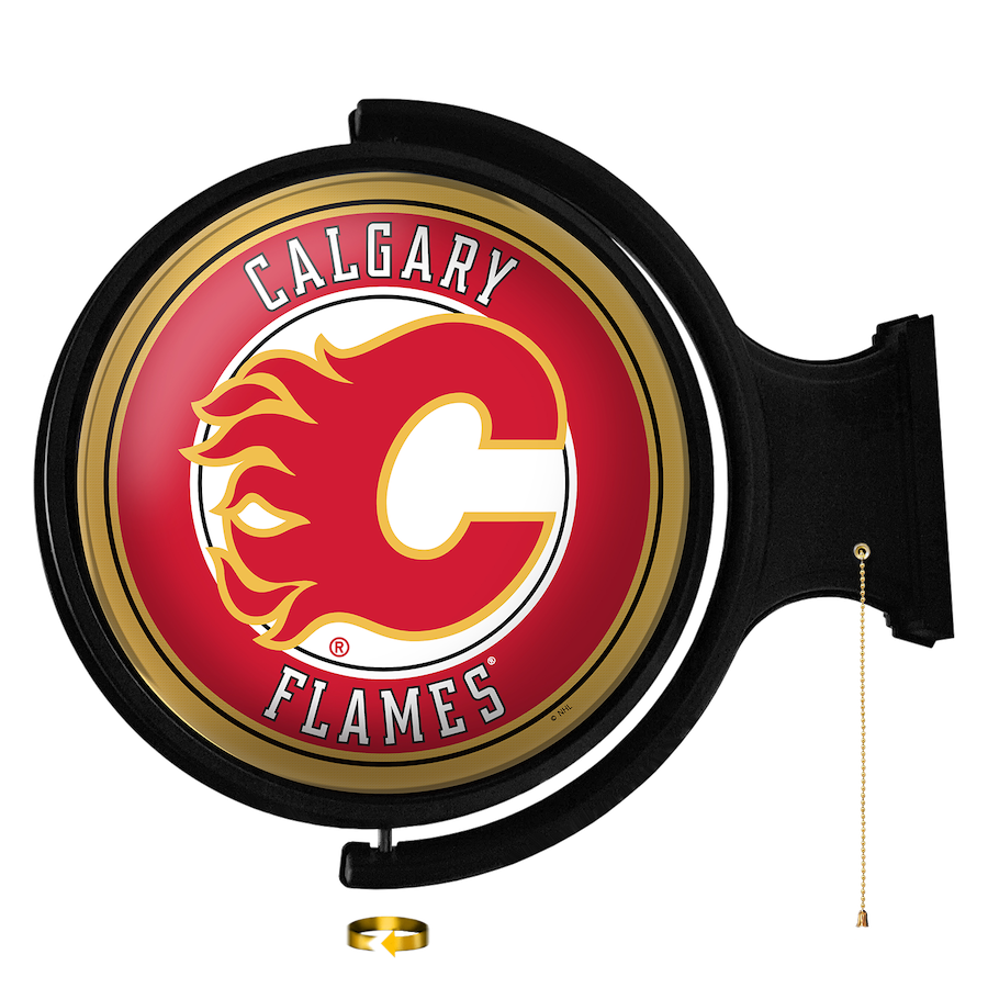 Calgary Flames LED Rotating Wall Sign