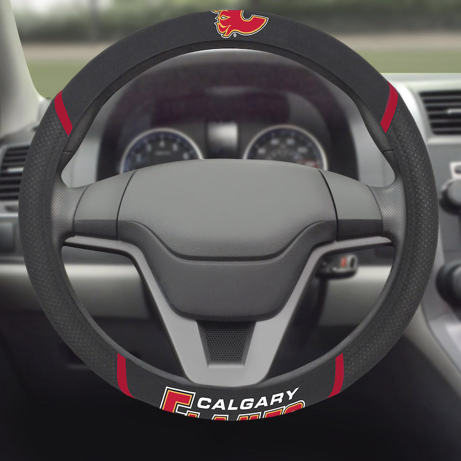 Calgary Flames Steering Wheel Cover