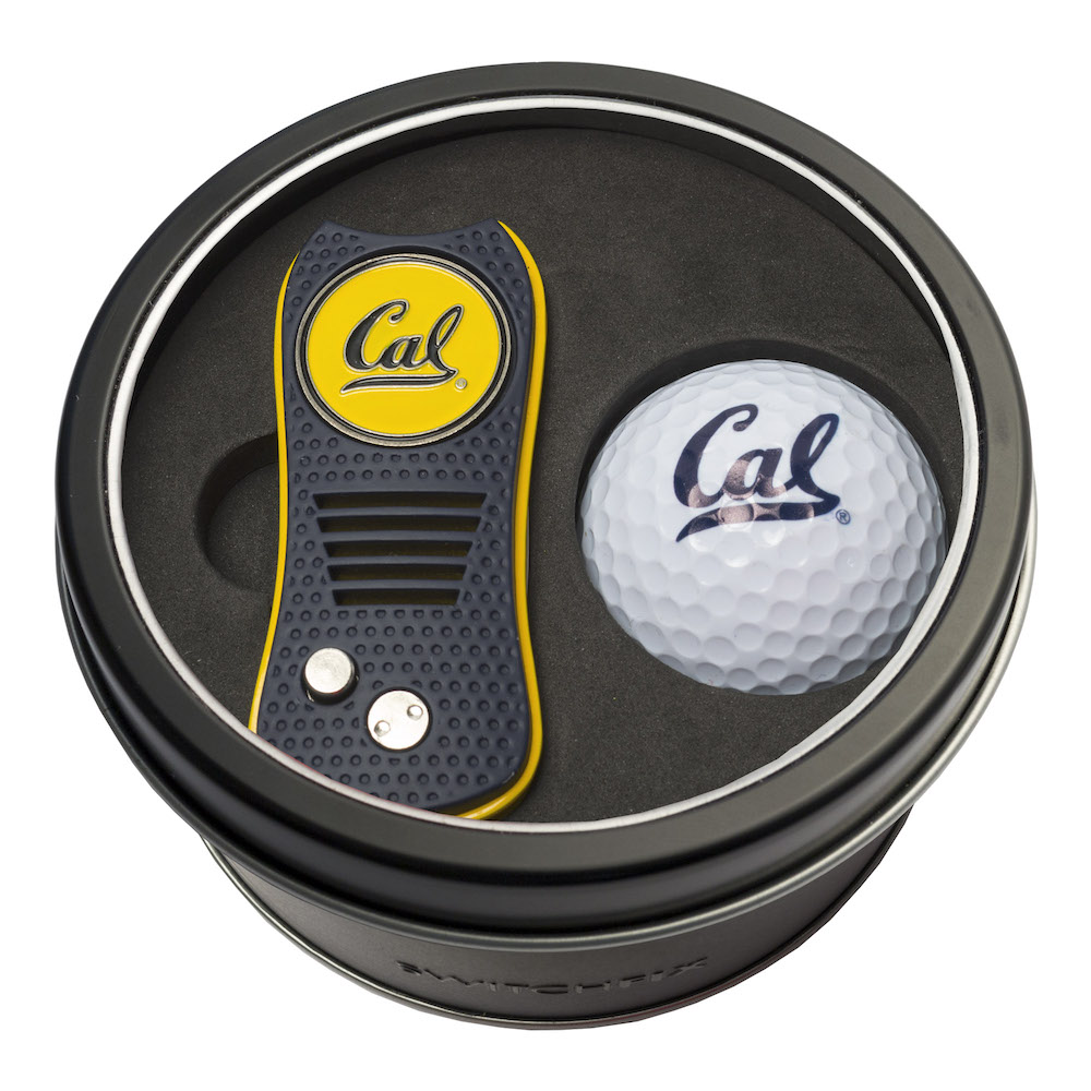 California Golden Bears Switchblade Divot Tool and Golf Ball Gift Pack