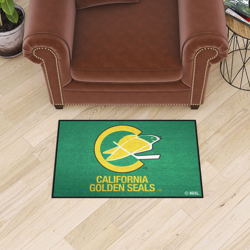 California Golden Seals Vintage 20 x 30 STARTER Floor Mat - Throwback NAME