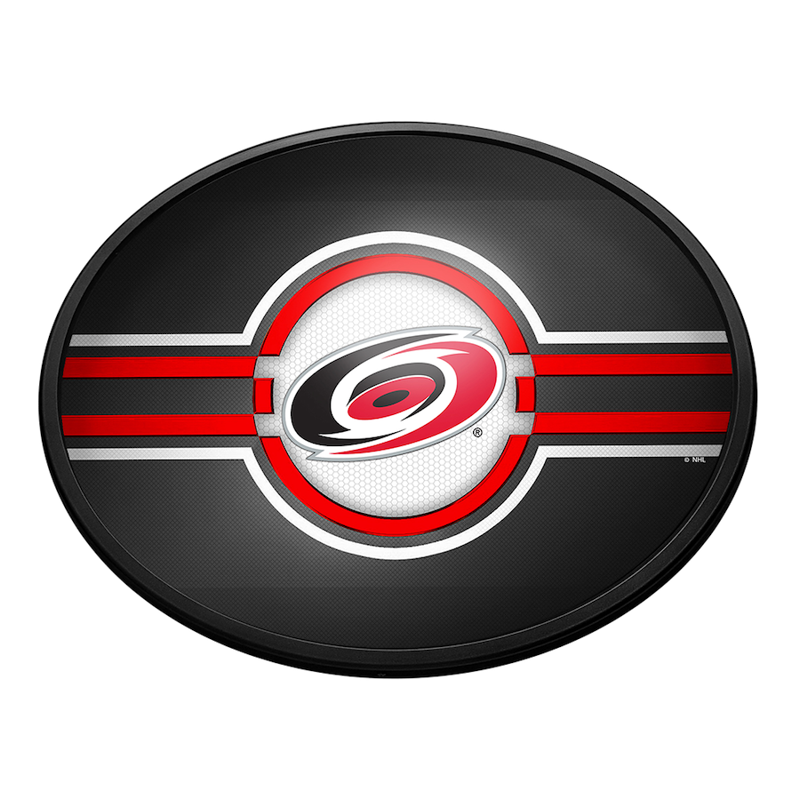 Carolina Hurricanes Slimline LED Wall Sign ~ OVAL