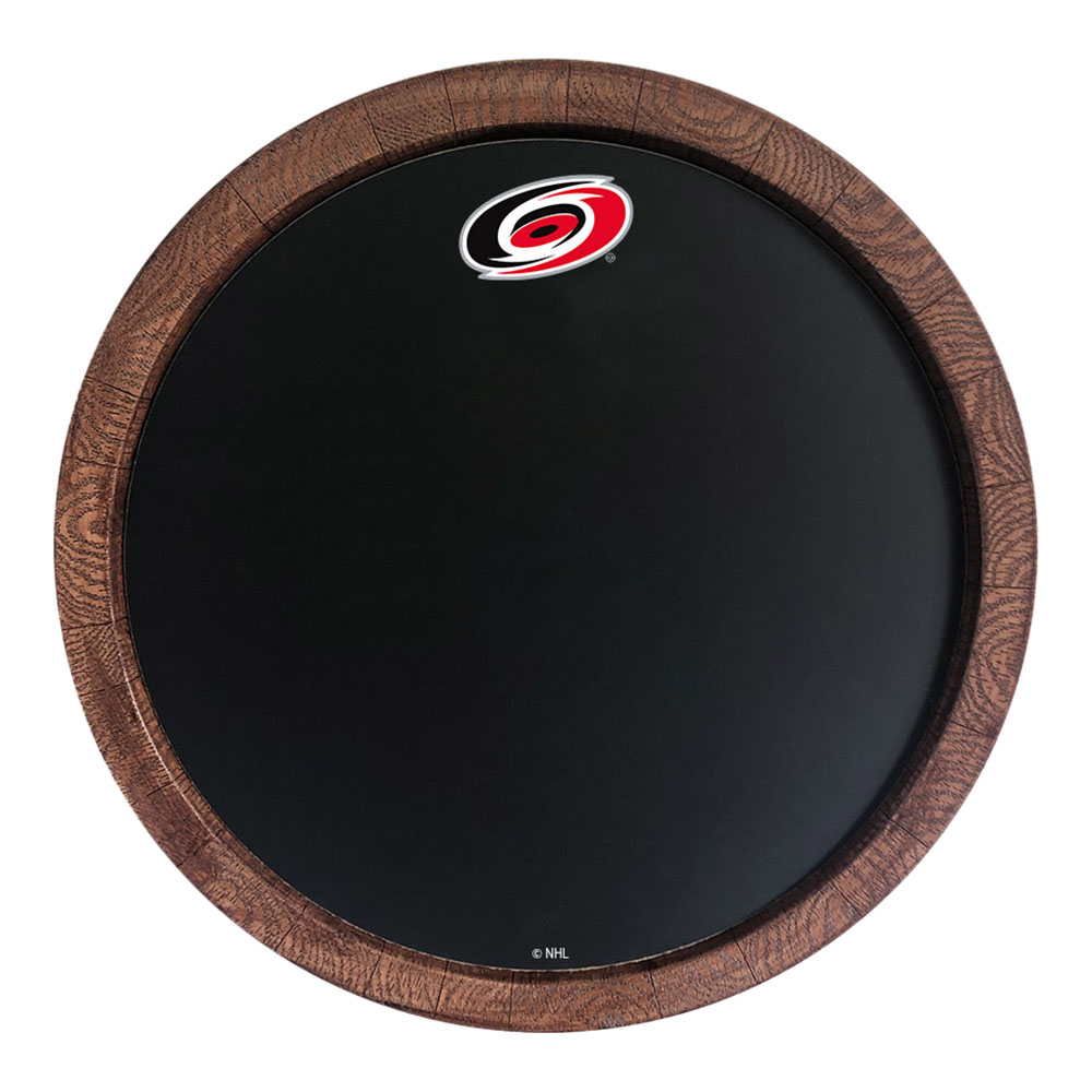 Carolina Hurricanes Chalkboard FAUX Barrel Top Sign